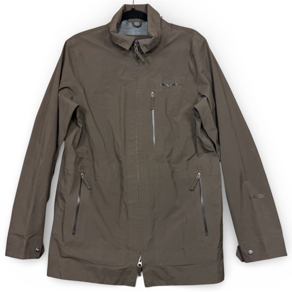 Patagonia Olive Brown Raincoat